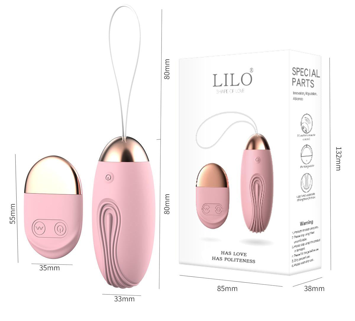 Vibrador Jumping Egg pequeño